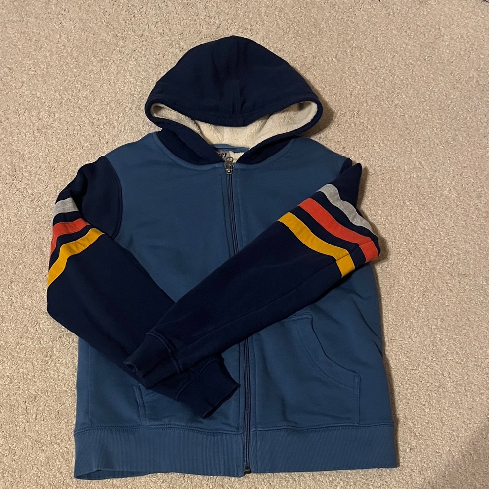 Hanna Andersson Faux Shearling Full-zip hoodie